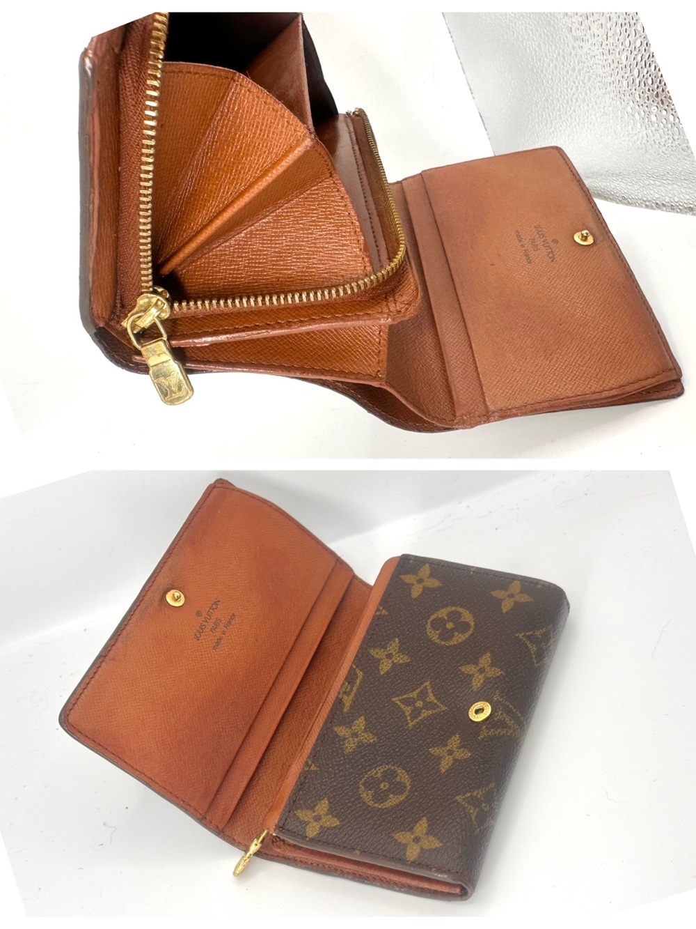 Louis Vuitton Monogram Porte Tresor zip around very good condition RA1926 - Picture 7 of 16